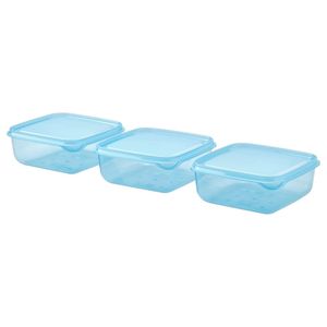 ست 3 عددی ظروف نگهدارنده غذا ایکیا مدل 10597103-IKEA PRUTA